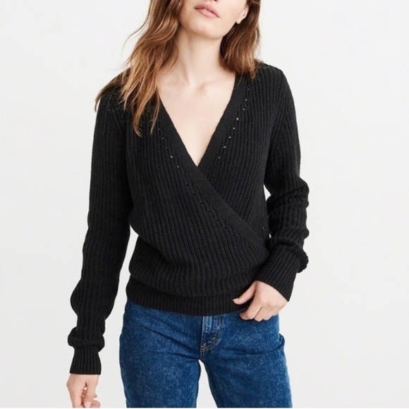 abercrombie wrap sweater